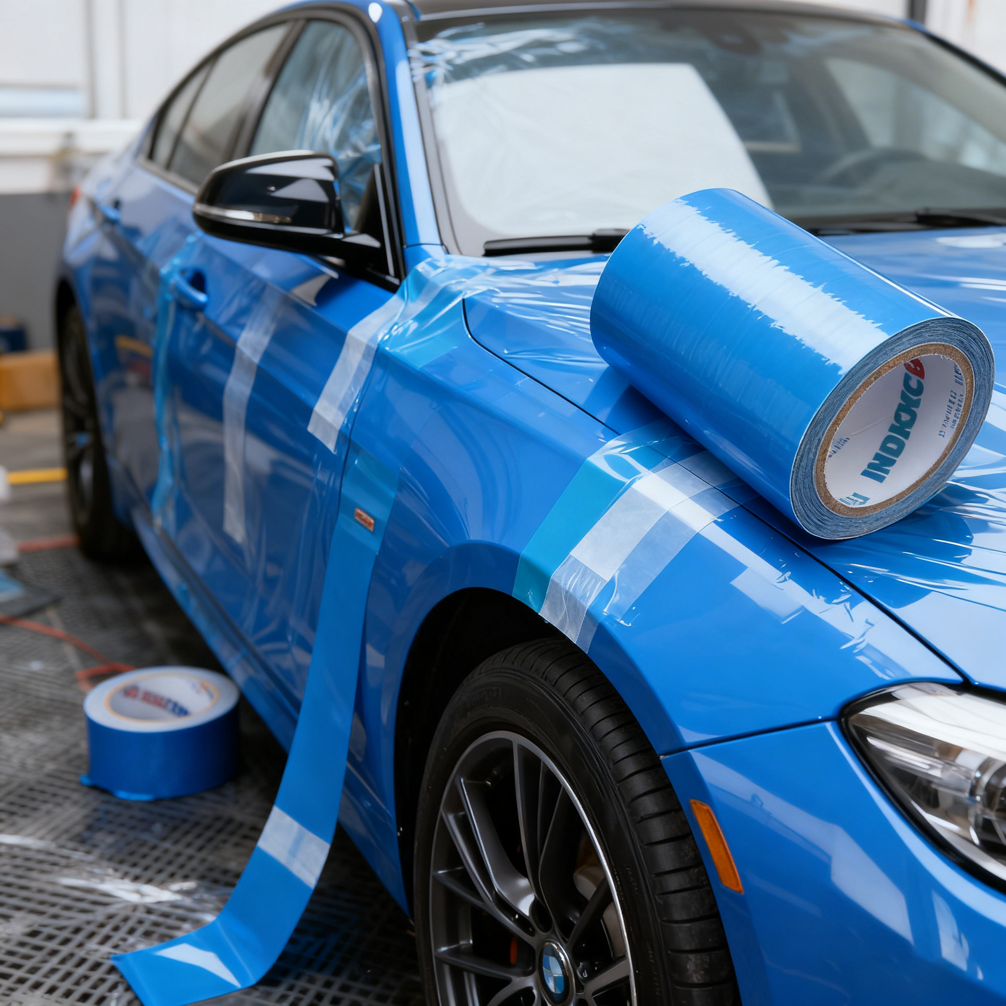 duct tape masking film filme de mascaramento de fita adesiva