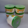 Pano pré-gravado Filme de máscara para economia de tempo rápido Máscara rápida de poliéster com fita para pintor Decorador Fita adesiva Máscara HDPE com fita adesiva para pintura de casas