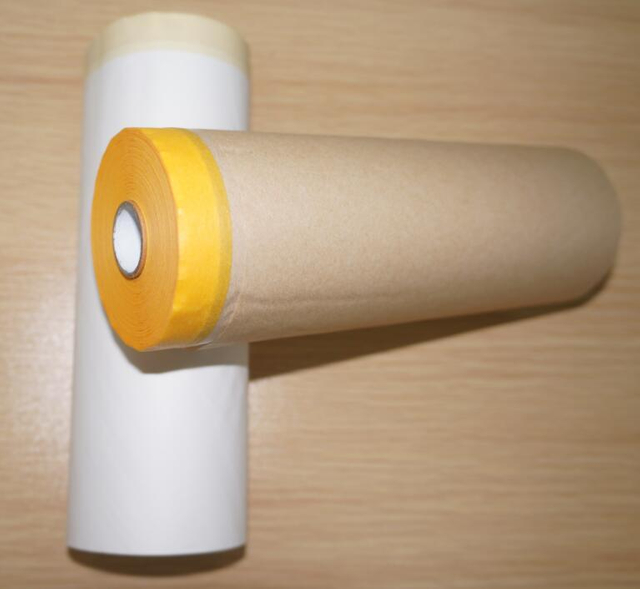 Fita Adesiva com Papel Protetor para Pintura Automática