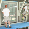 Filme HDPE com fita para pintura predial