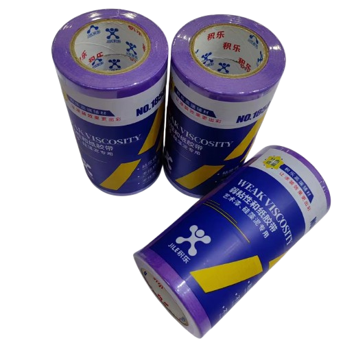 Fita de mascaramento de tacada baixa para revestimento artístico