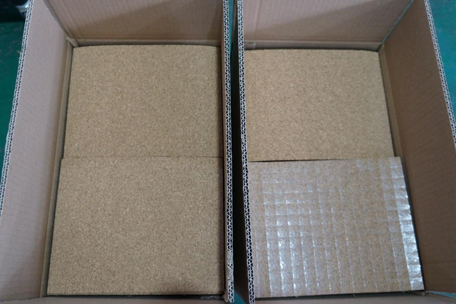 Almofadas de proteção em cortiça com cola removível