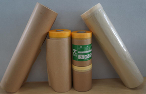 Fita Crepe com Papel Kraft para Pintura Interior