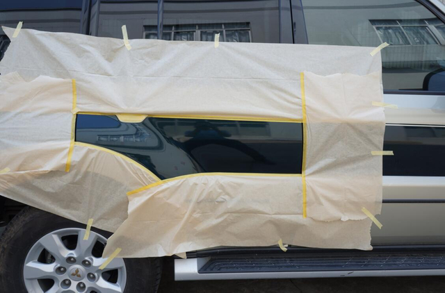 Papel de máscara marrom para pintura de automóveis