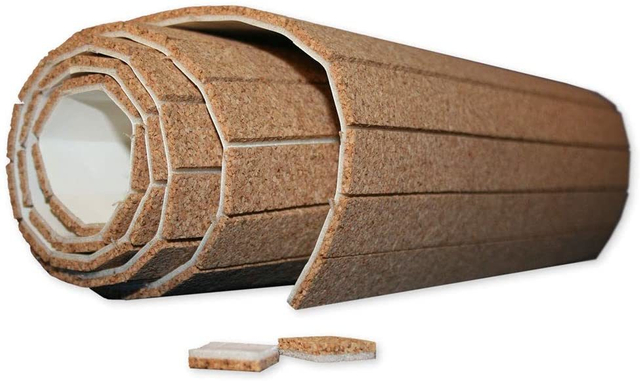 Almofadas de proteção de cortiça com espuma de PVC
