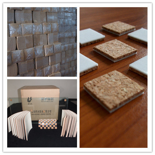 Almofadas protetoras de cortiça estática