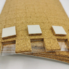 18*18*2+1mm Almofadas de cortiça estática de proteção de vidro com botões de espuma aderentes Almofadas separadoras de proteção de cortiça