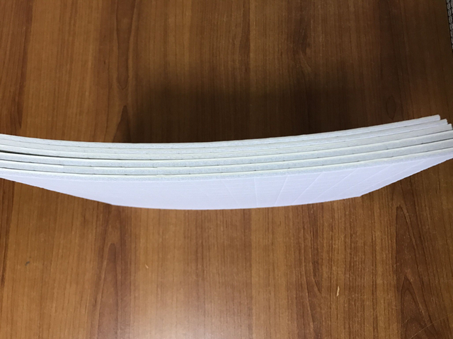 Almofadas de feltro com espuma de PVC para indústria de vidro