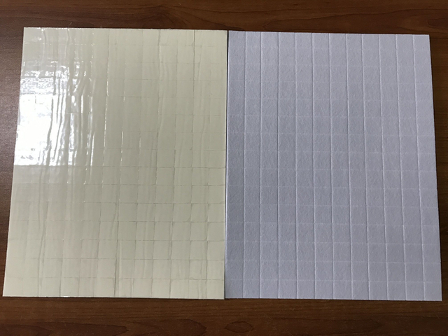 17*17*1.5+1mm Separador de proteção de vidro Almofadas de feltro PE estáticas com botões de espuma aderente