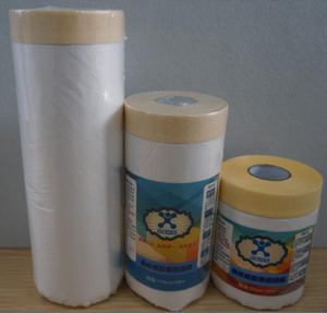 Fita crepe com filme de máscara para pintura externa