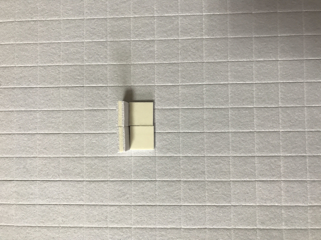 Almofadas de feltro aderentes para separação de vidro