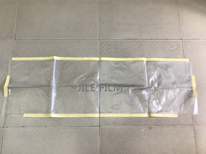 Filme PE de alta temperatura com formato específico com fita